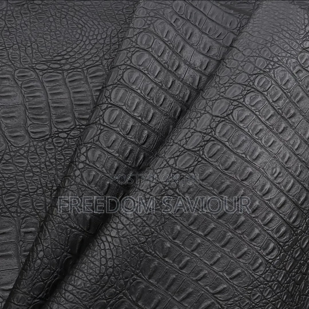 Premium Embossed Leather Upholstery Material