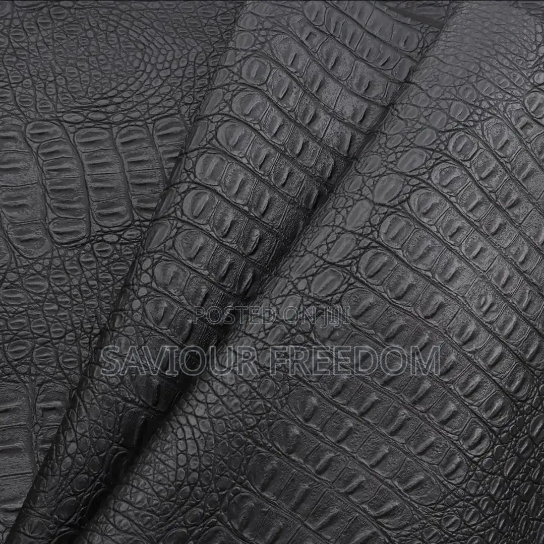 Premium Embossed Leather Upholstery Material