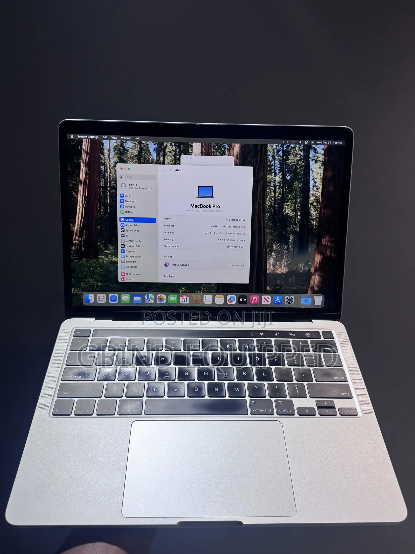 Laptop Apple MacBook Pro 2020 8GB Intel Core i5 SSD 500GB