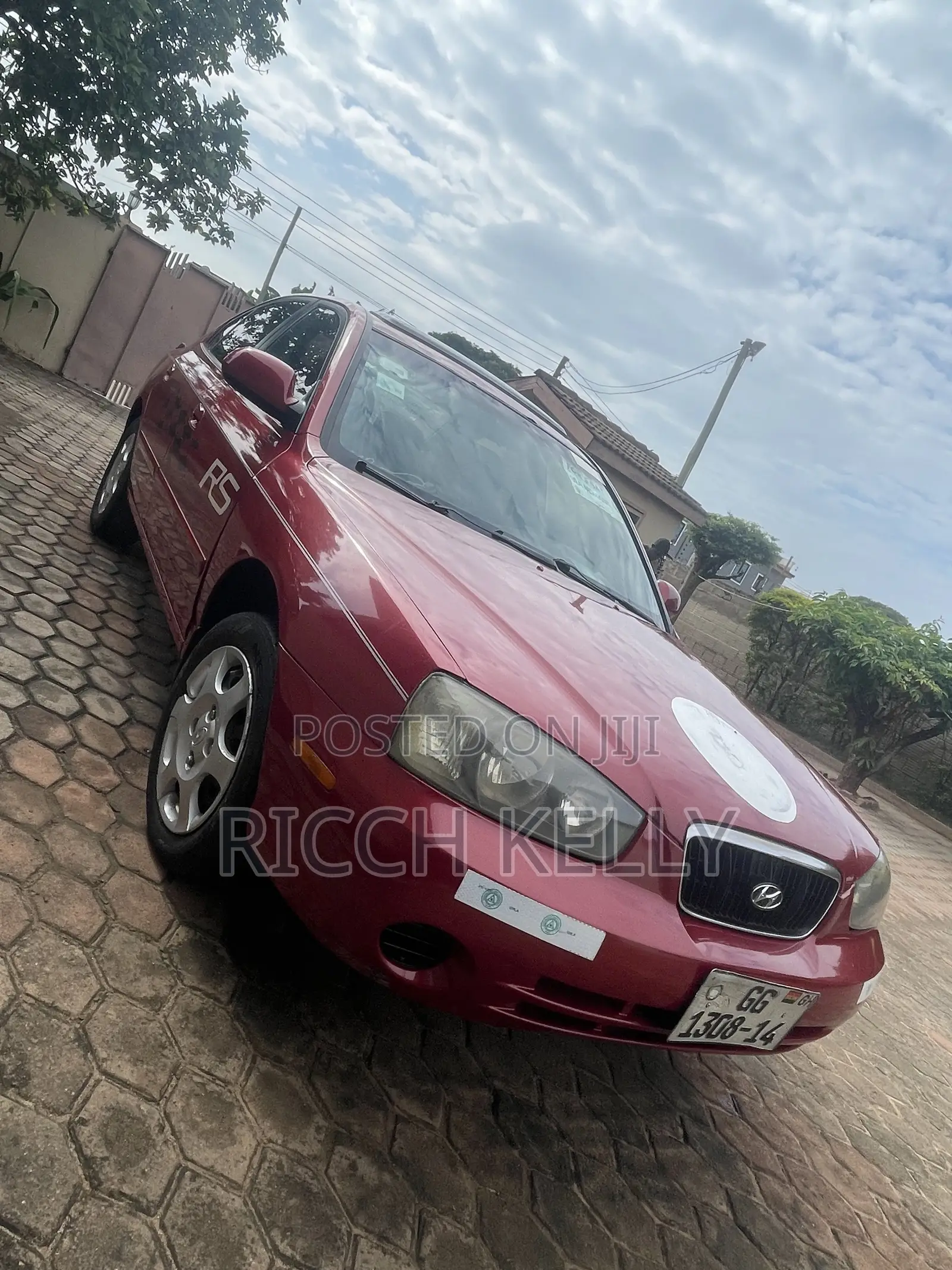 Hyundai Elantra GT Sedan 2003 Red