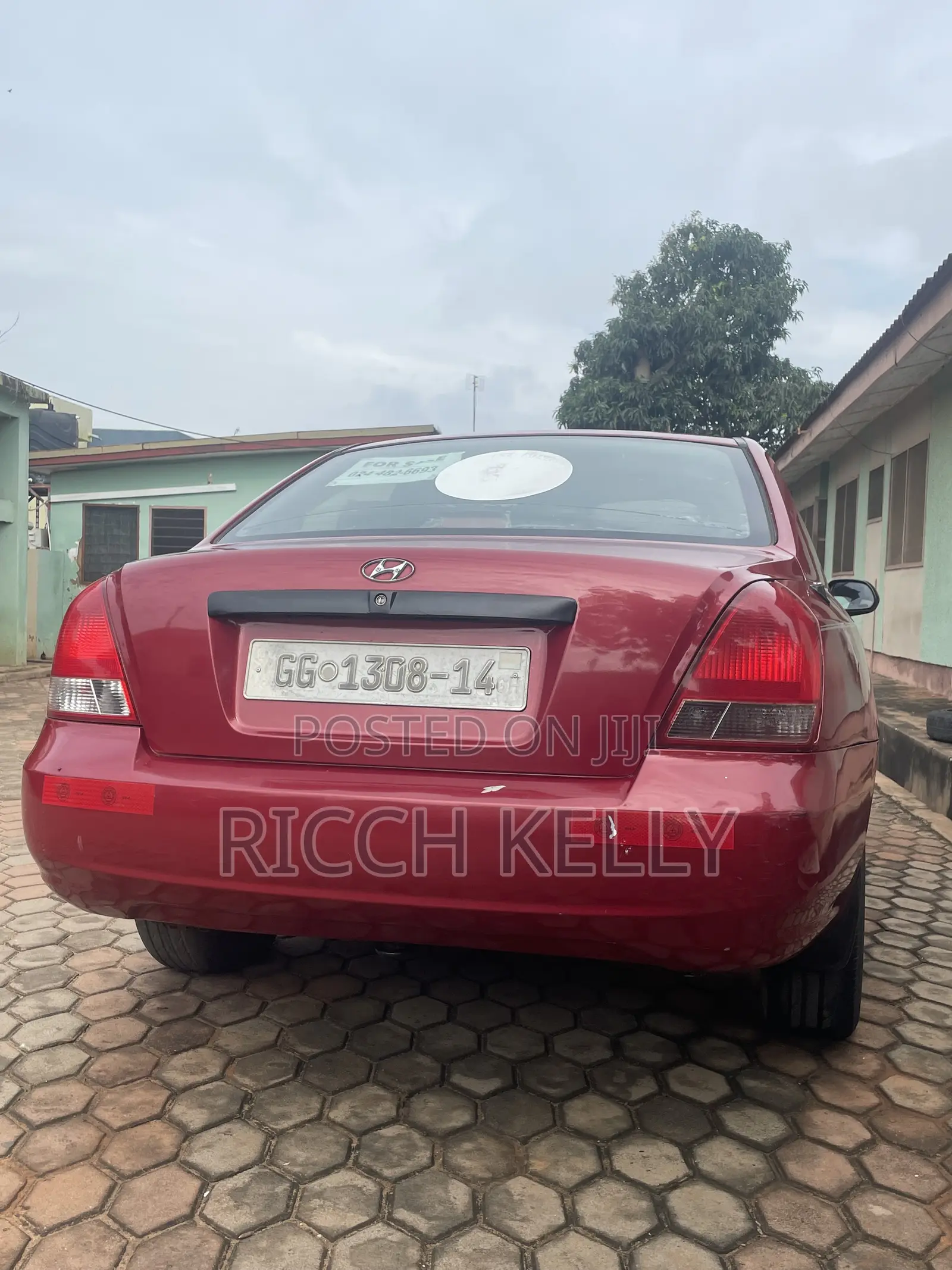 Hyundai Elantra GT Sedan 2003 Red