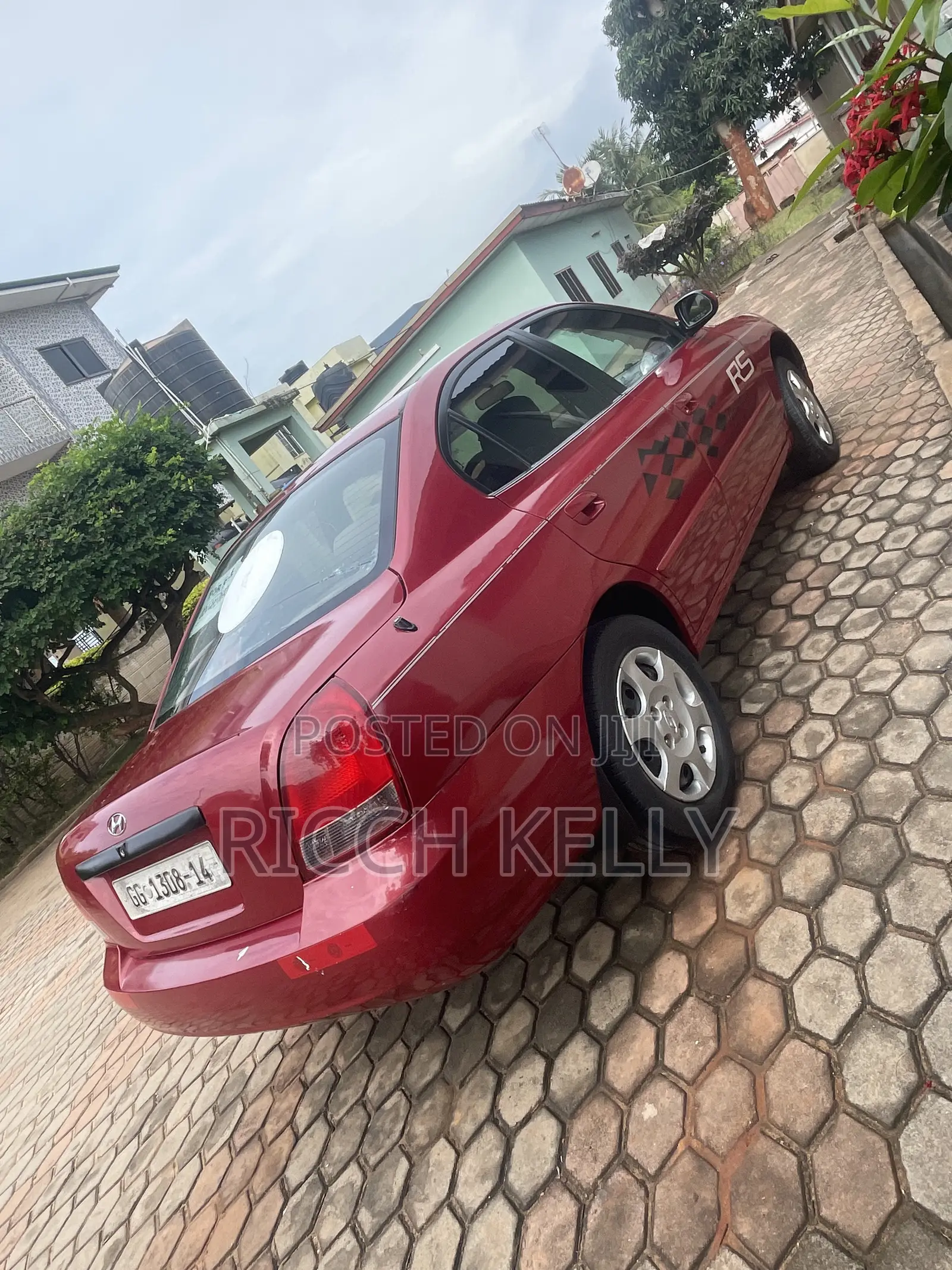 Hyundai Elantra GT Sedan 2003 Red