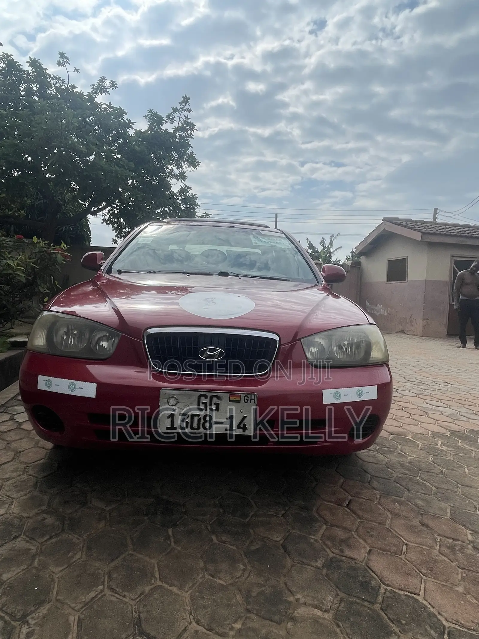Hyundai Elantra GT Sedan 2003 Red