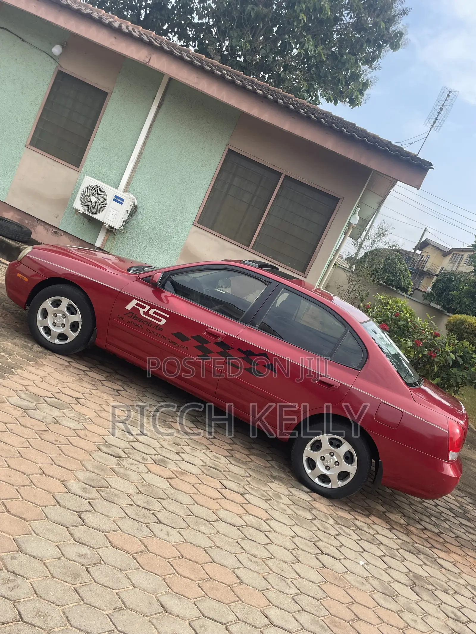 Hyundai Elantra GT Sedan 2003 Red