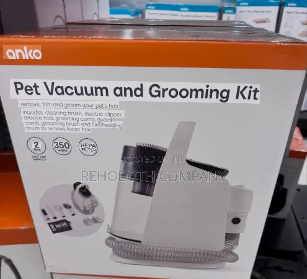Anko Pet Vacuum and Grooming Kit