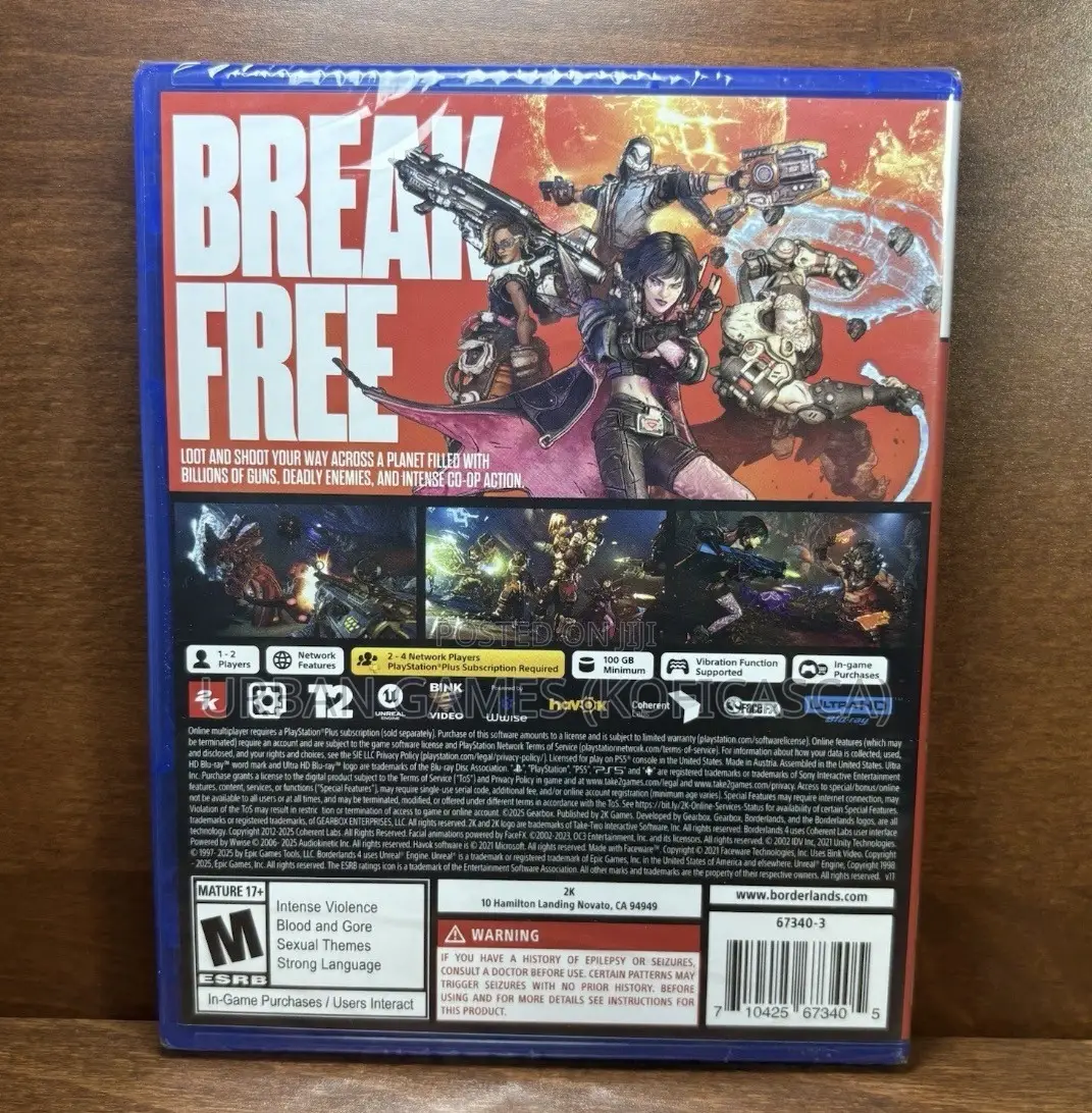 Borderlands 4 Ps5 Sealed
