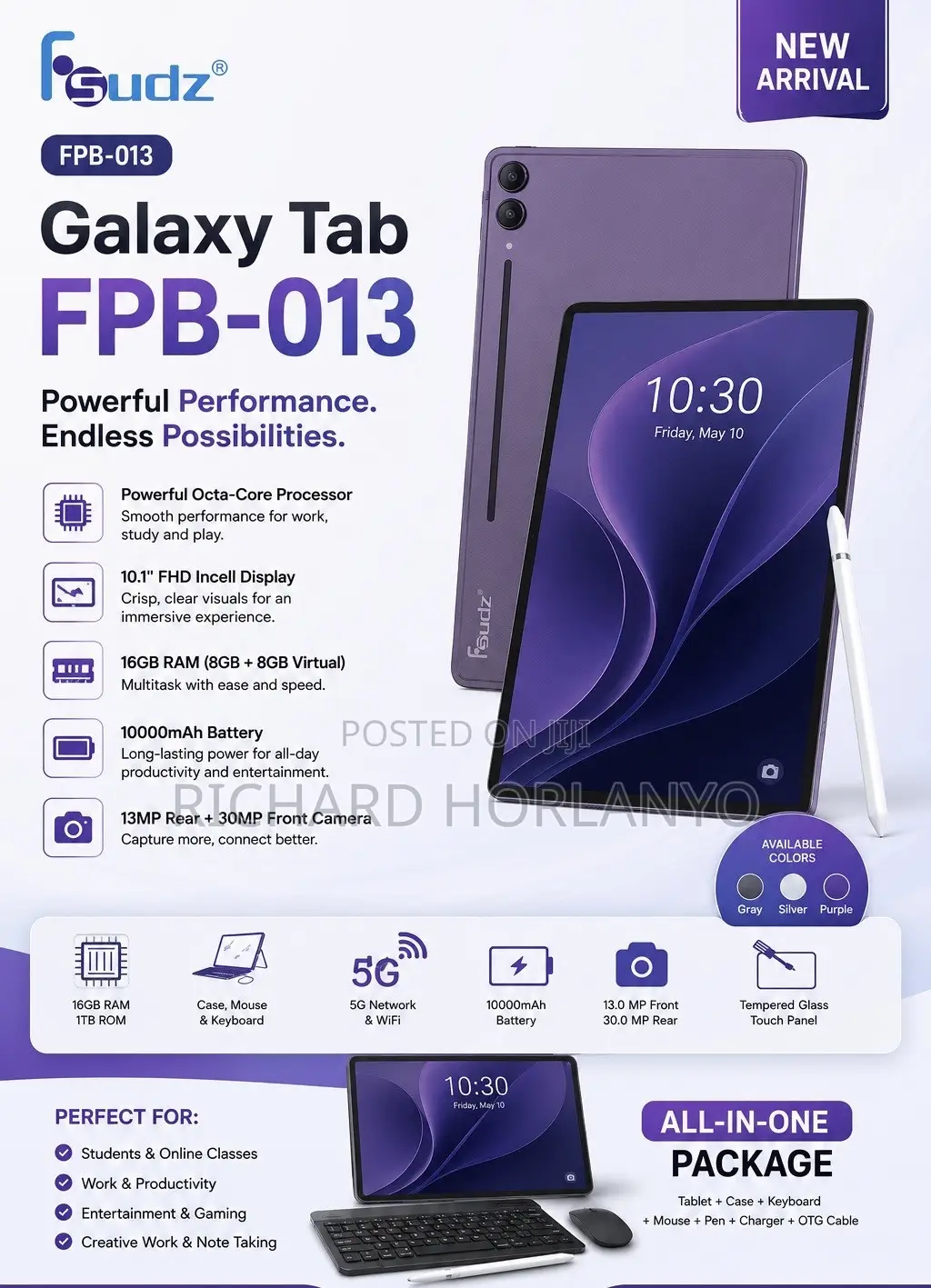 New Tablet 1 TB Gray