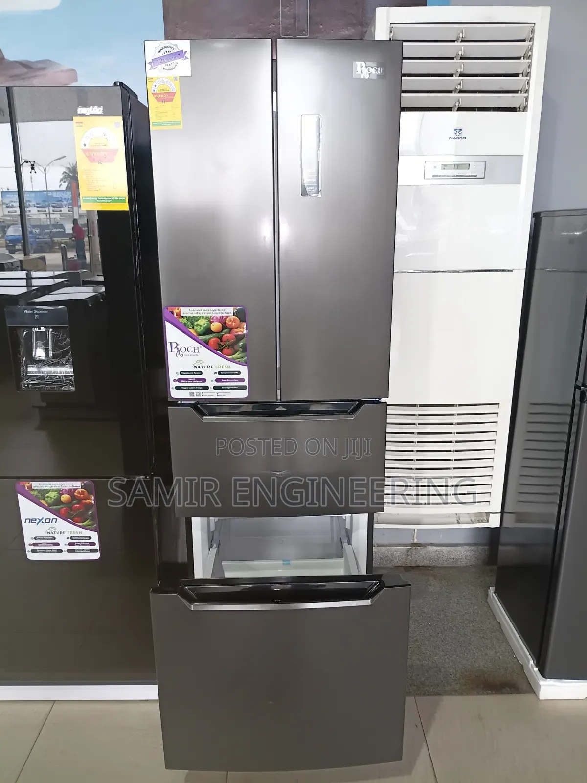 No Frost, Total Elegance: The Roch 298L Smart Refrigerator