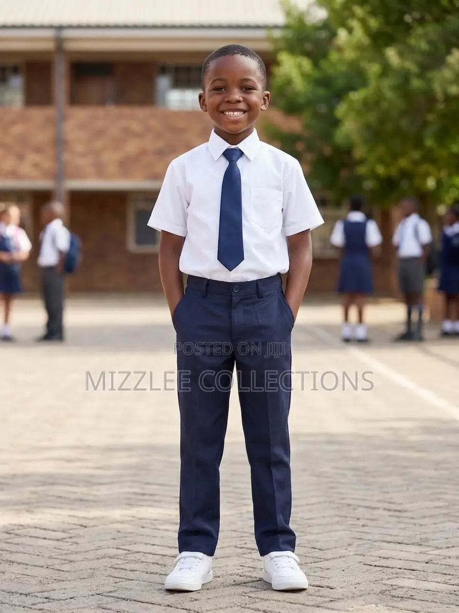 Quality Kids Material Black and Blueblack Trousers in 20-28