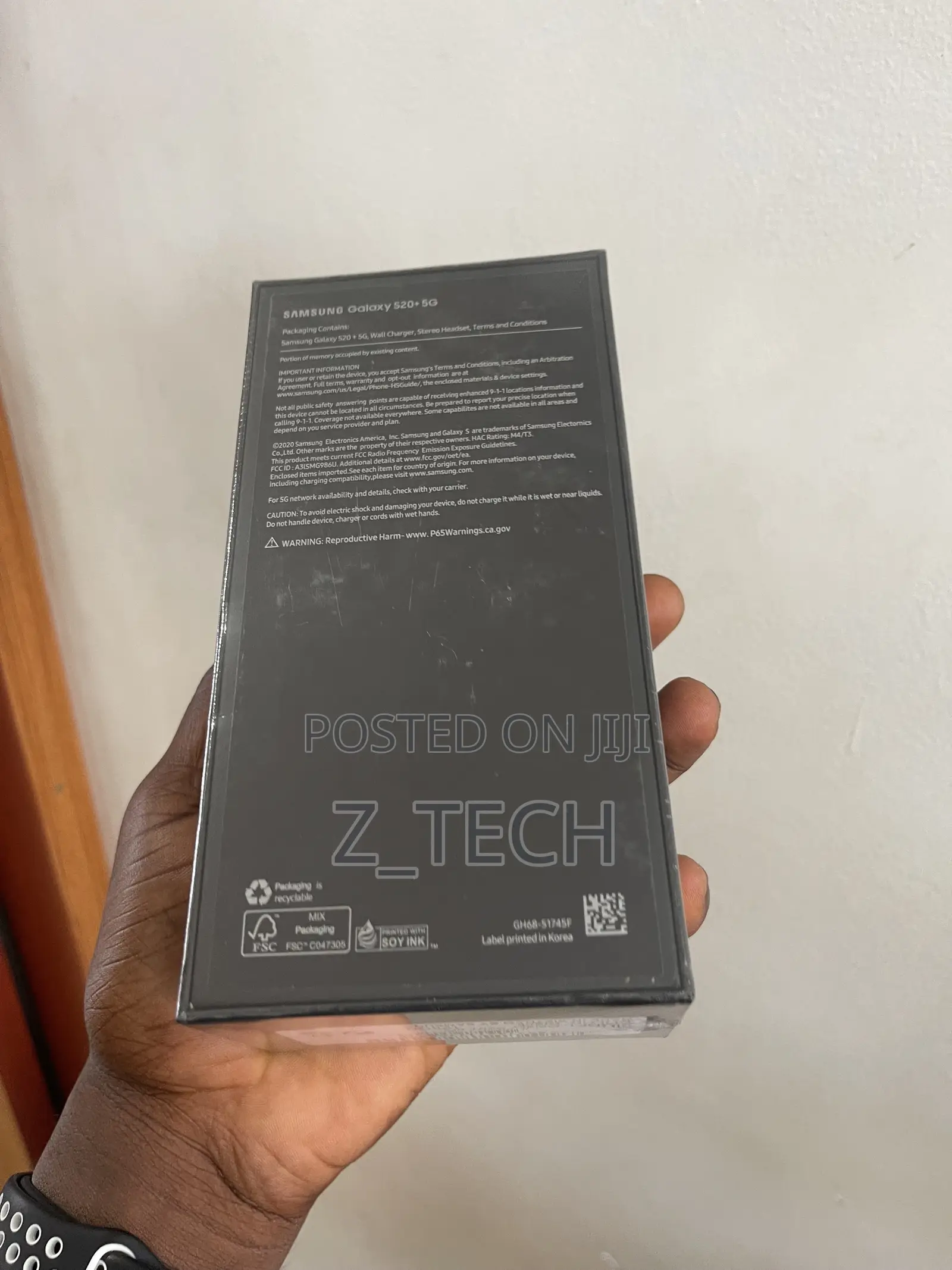 New Samsung Galaxy S20+ 5G 128 GB Black