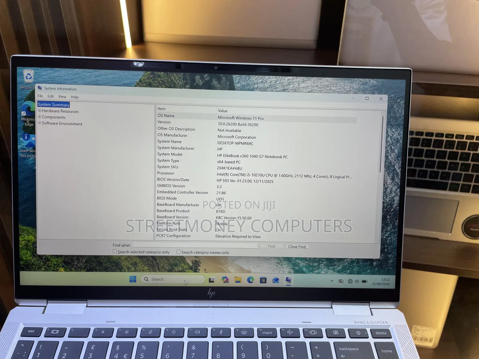Laptop HP EliteBook x360 1040 G7 16GB Intel Core i5 SSD 256GB