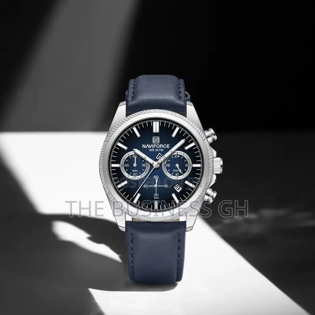 Naviforce Watch for Men (Leather Strap)