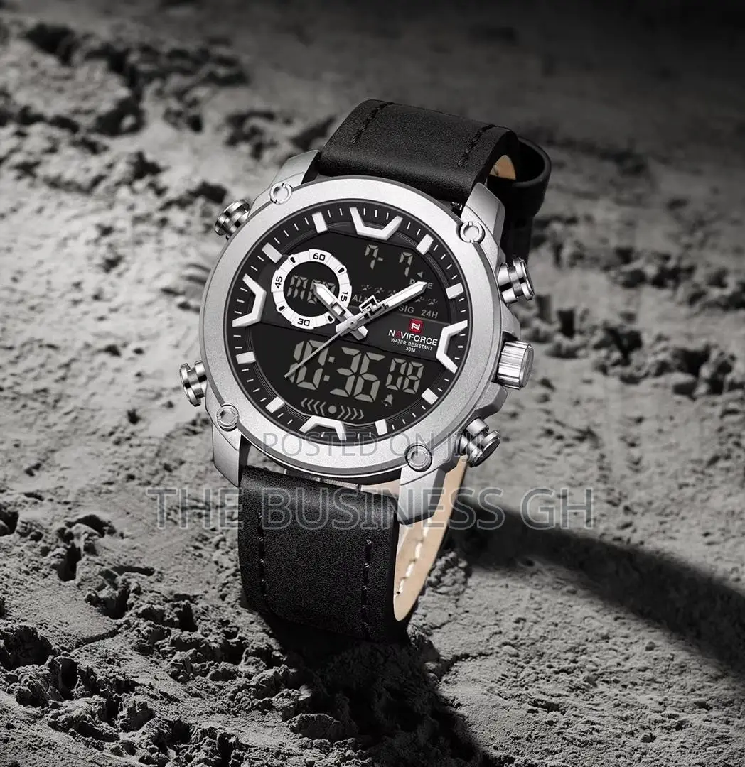 Naviforce Leather Watch for Men