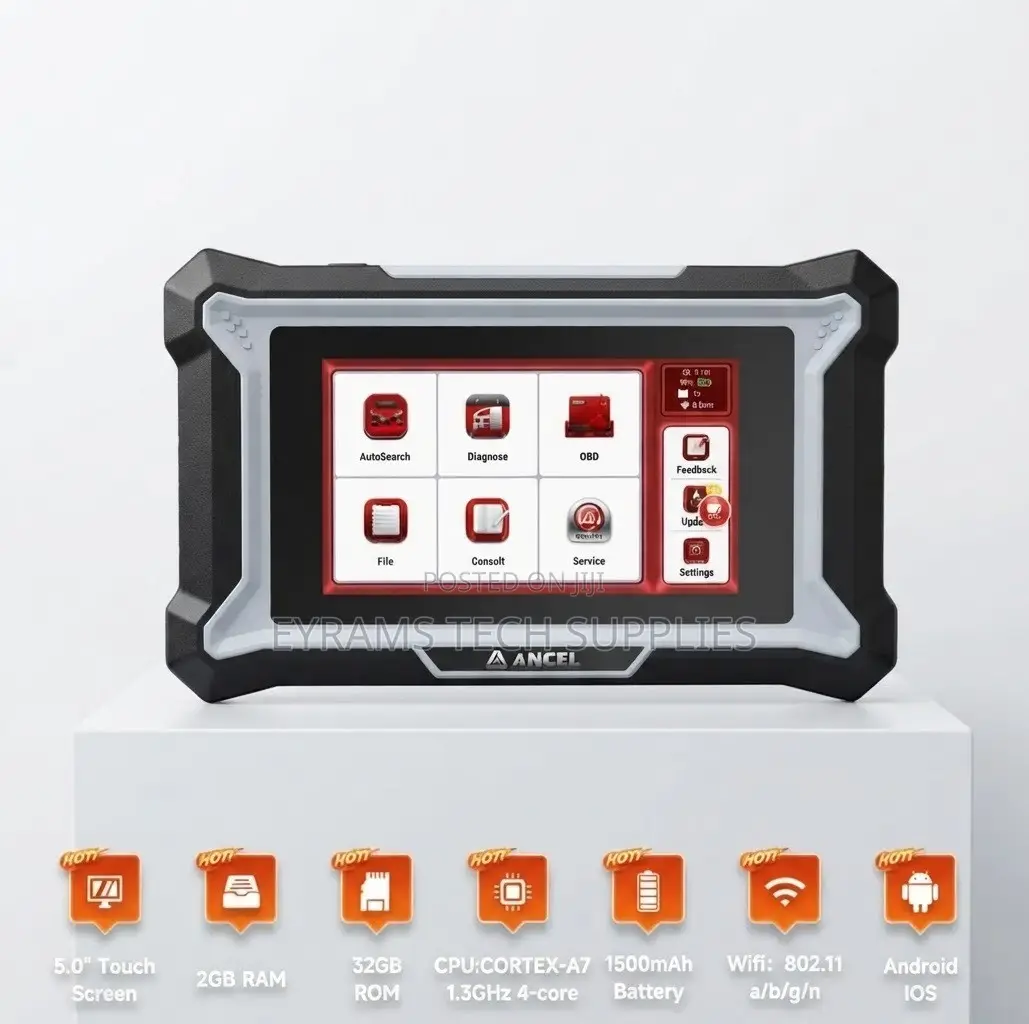Ancel Ds100 Obd2 Scanner Car Diagnostic Tool Abs SRS Engine At