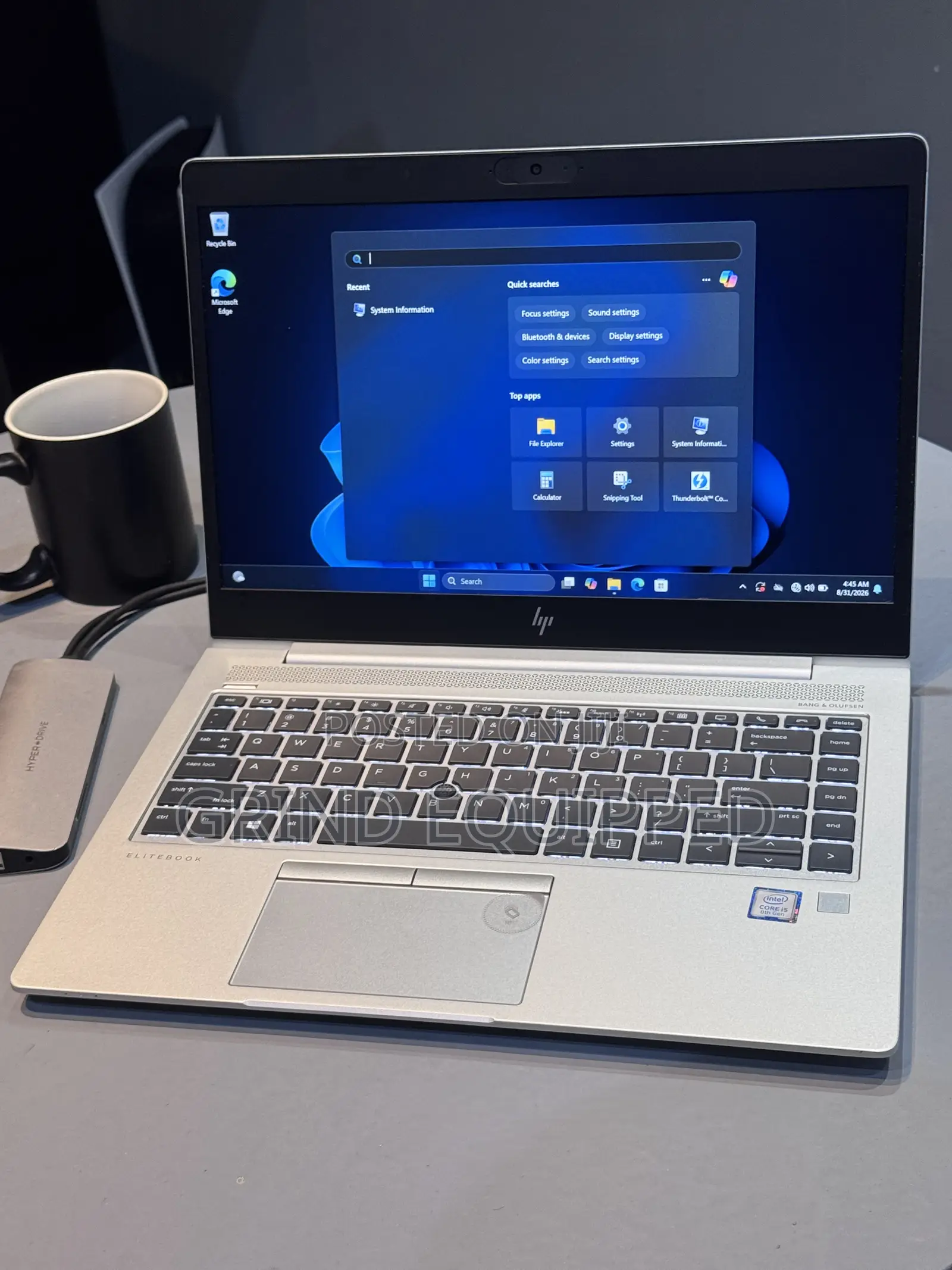 Laptop HP EliteBook 840 G6 8GB Intel Core i5 SSD 256GB