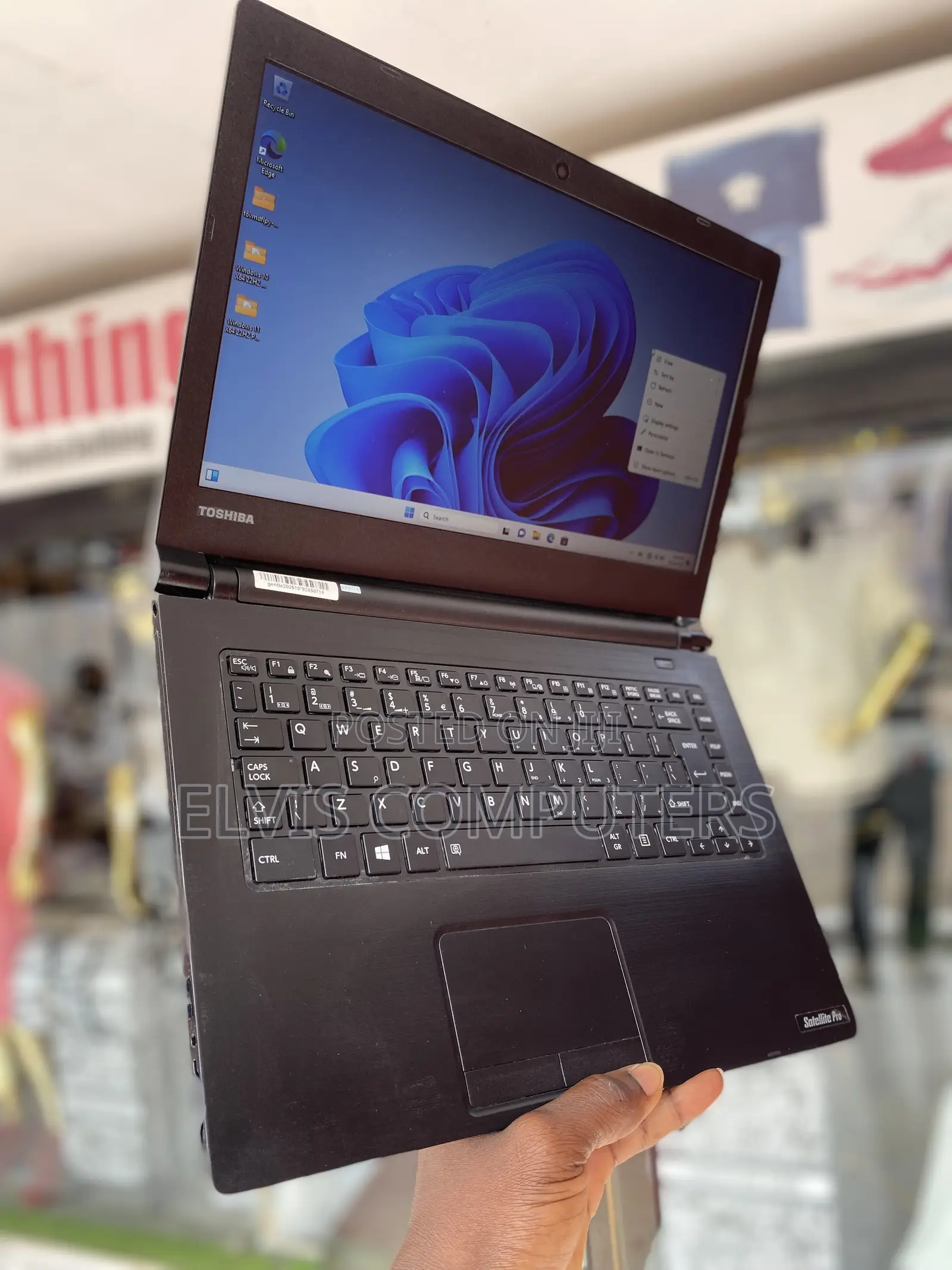 Laptop Toshiba Satellite Pro B40 4GB Intel Pentium SSD 128GB