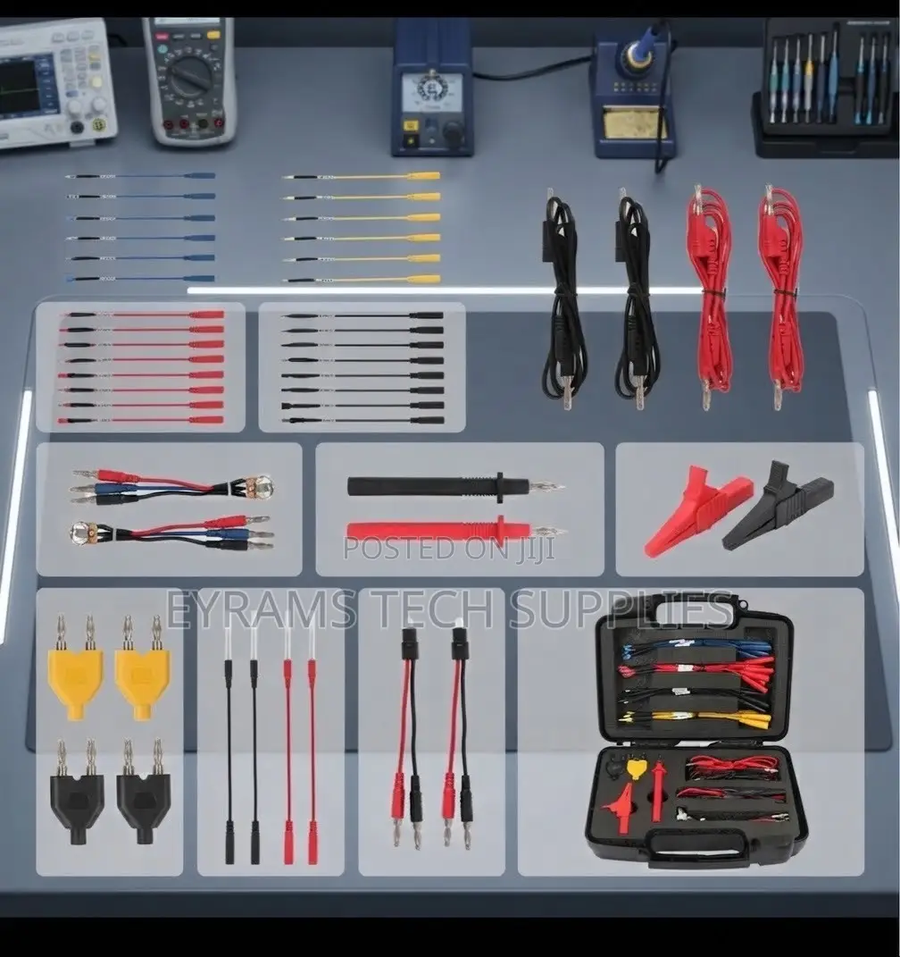 48PCS Multimeter Test Lead Kit Automotive Circuit Test Leads Set