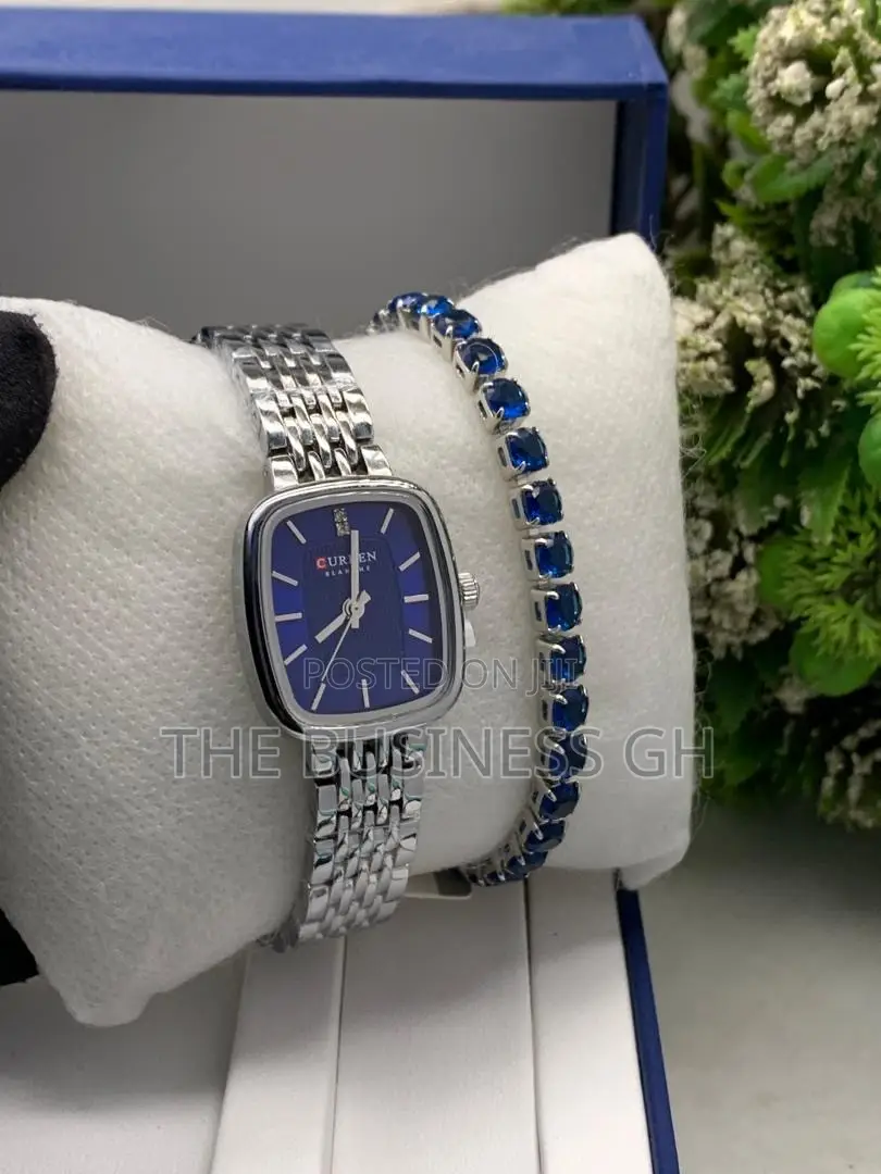 Curren Watch and Bracelet Set