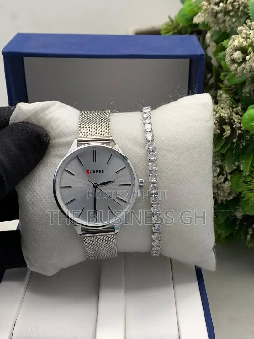 Curren Watch and Bracelet Set