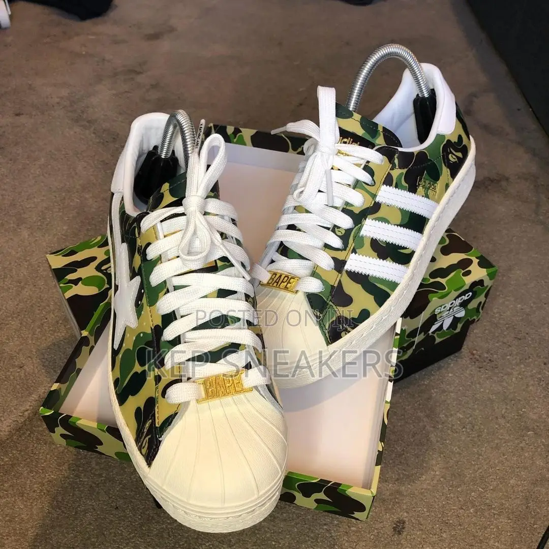 BAPE X Adidas Superstar 80s 'ABC Camo