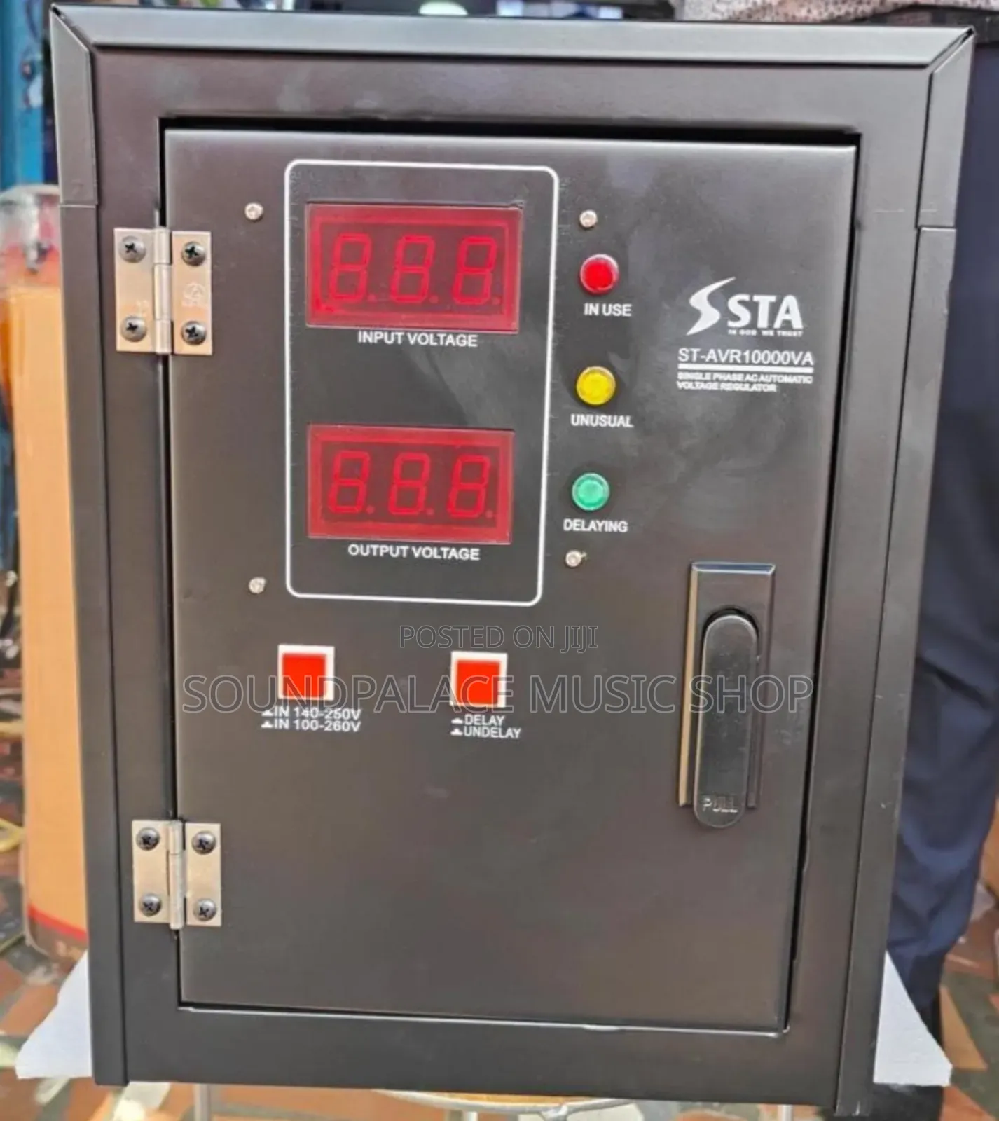 STA ST-AVR10000VA Single Phase Digital AC Automatic Voltage Regulator