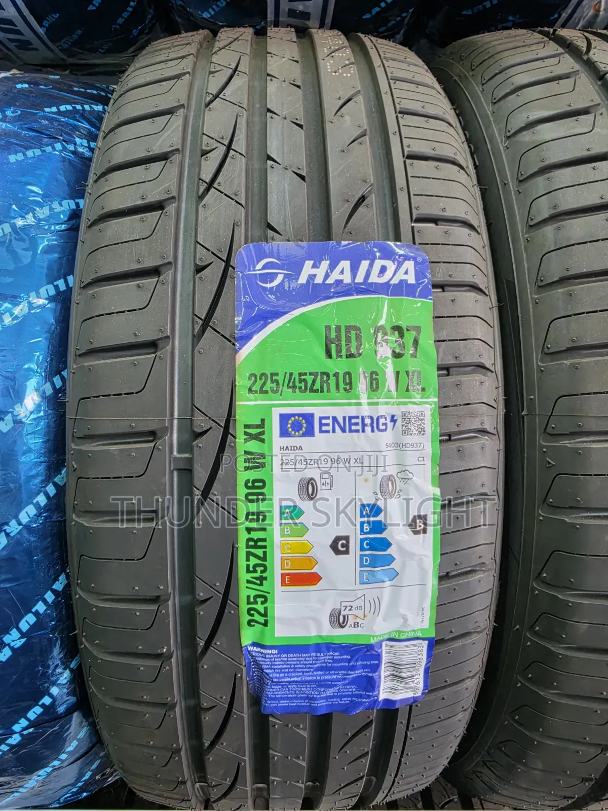 225/45zr19 Haida Hd937 96w Xl Performance Tyre