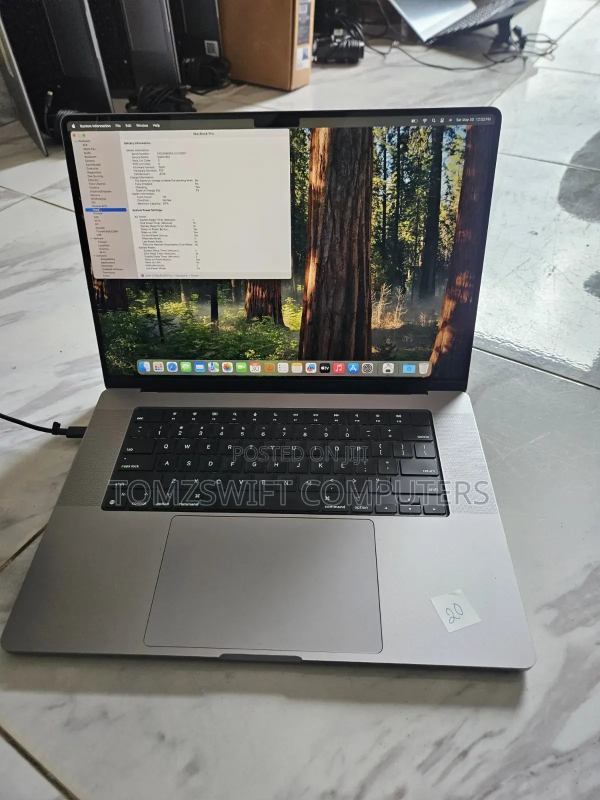 Laptop Apple MacBook Pro 16GB Apple M1 Pro SSD 1T
