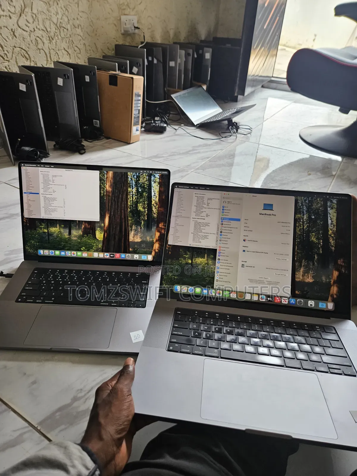 Laptop Apple MacBook Pro 16GB Apple M1 Pro SSD 1T