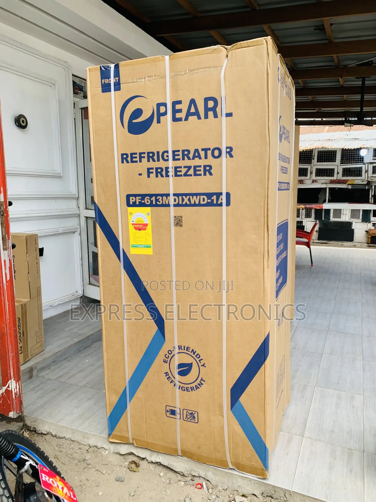 Best Buy Pearl 421L Bottom Freezer + Dispenser 4door - PF-613MDIXWD-1A