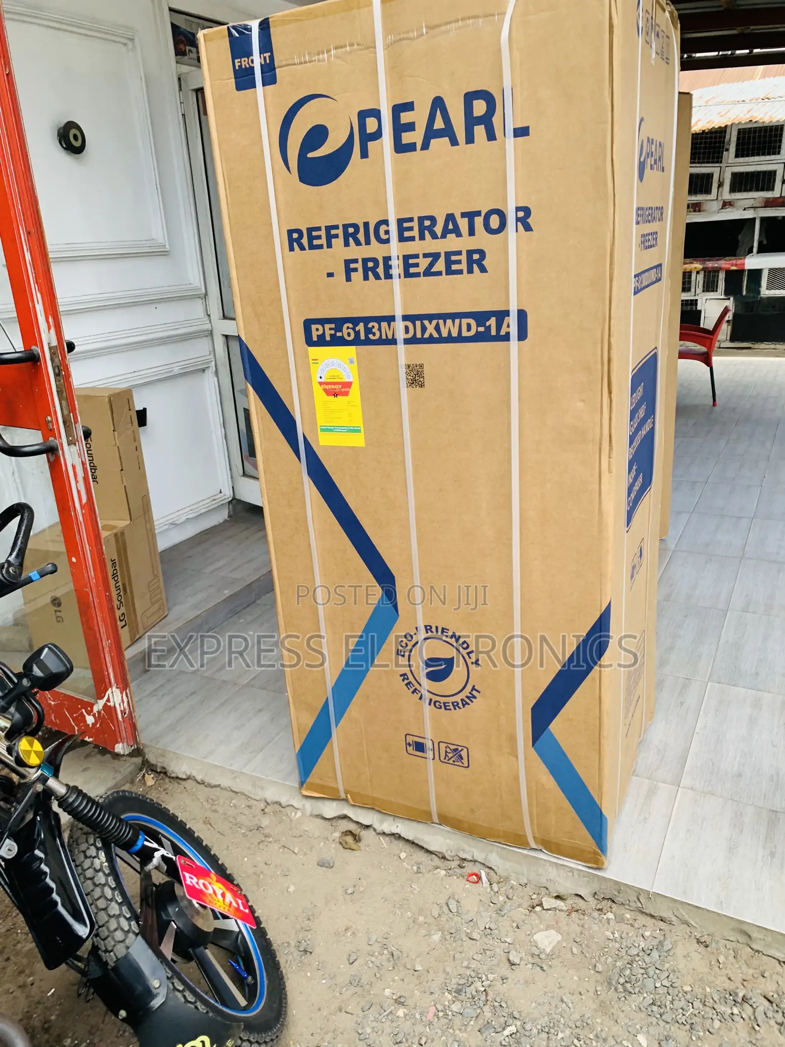 Quality Pearl 421L Bottom Freezer + Dispenser 4doors - PF-613MDIXWD-1A