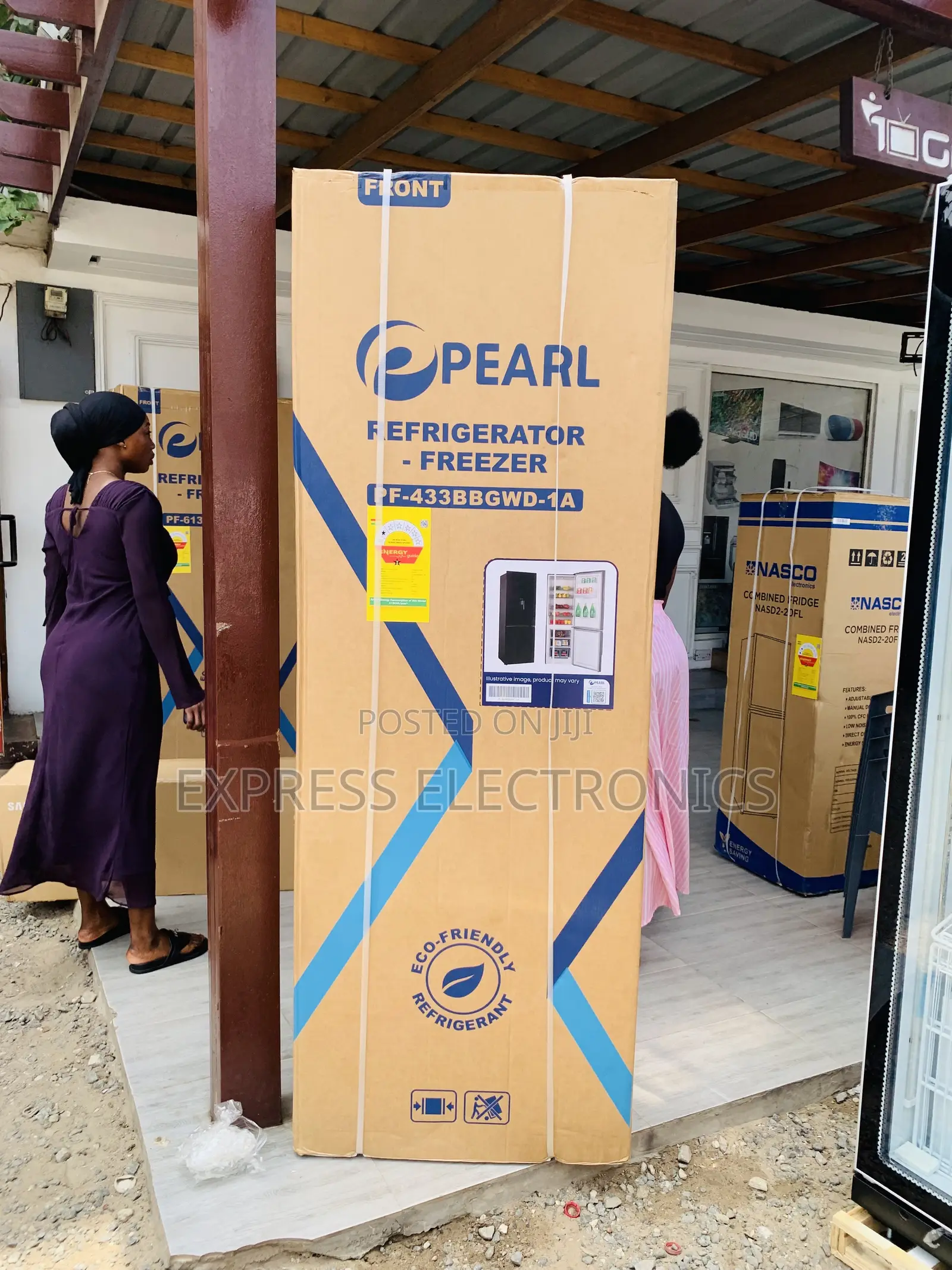 Ultra High PF-433BBGWD 309L Double-Door Black Mirror Water Dispenser
