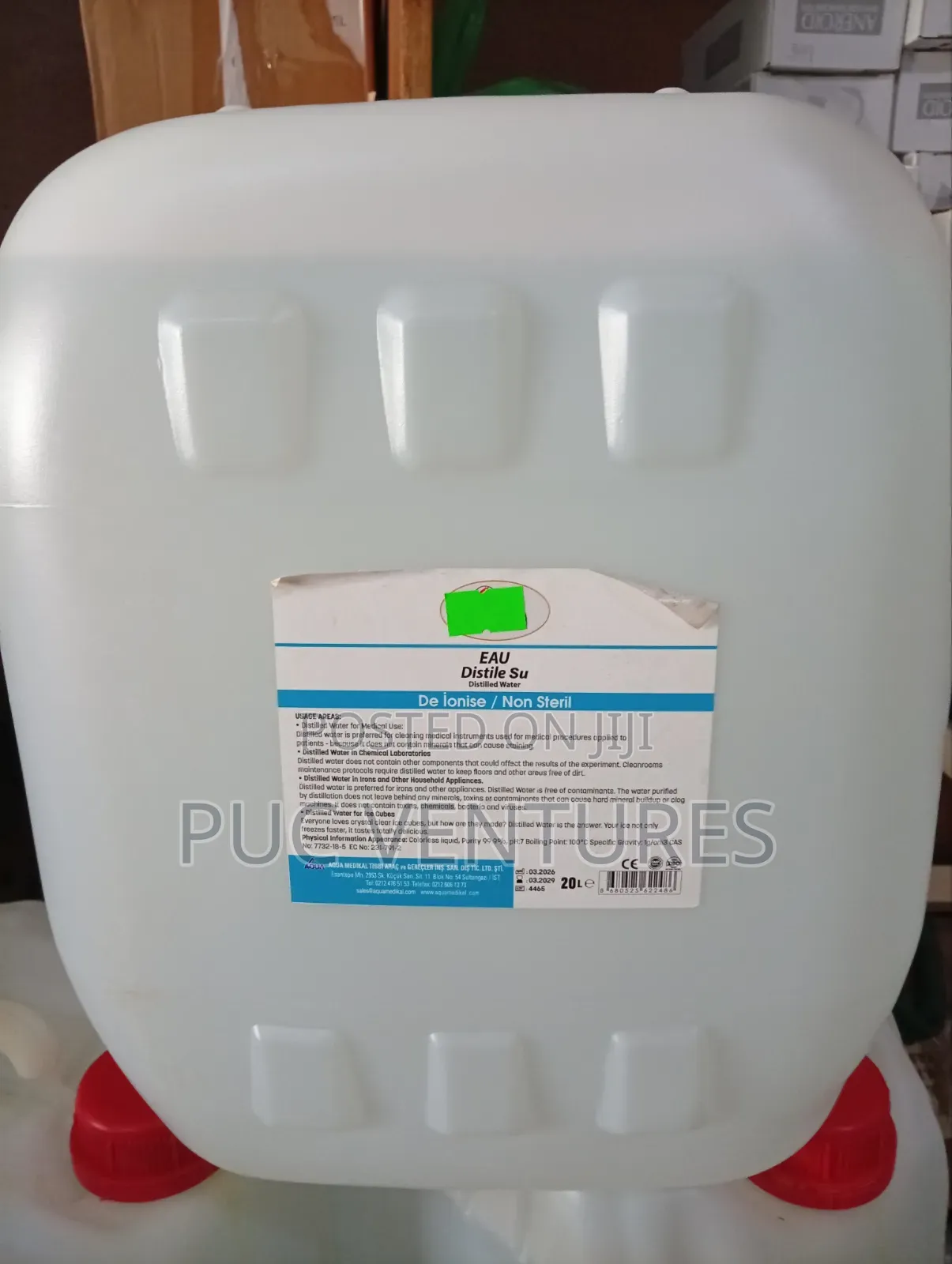 Distilled Water 20L