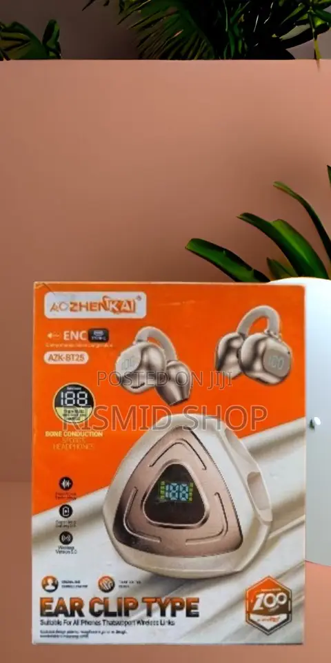 AO ZHENKAI AZK-BT25 Bluetooth Clip-on Audio Earphones