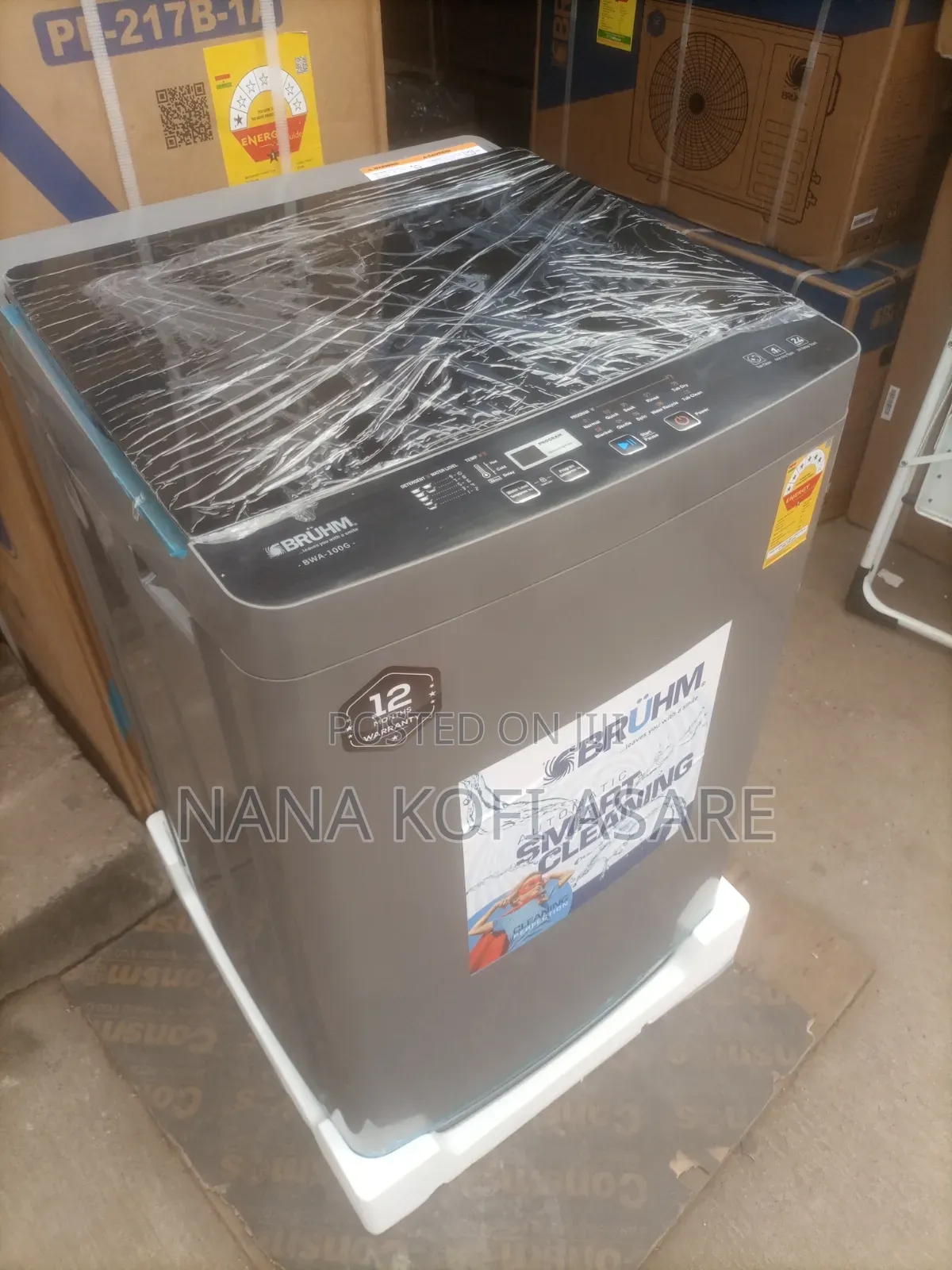 Bruhm 10kg Top  Load Washing Machine