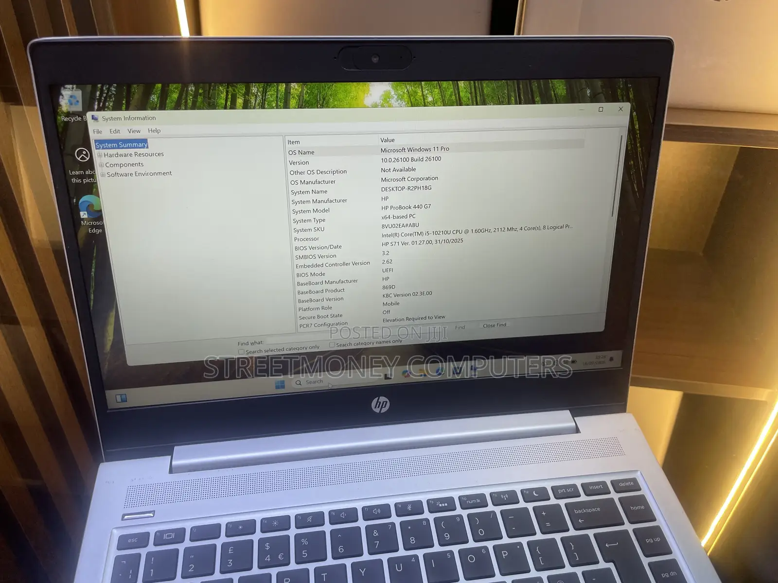 Laptop HP ProBook 440 G7 8GB Intel Core i5 SSD 256GB
