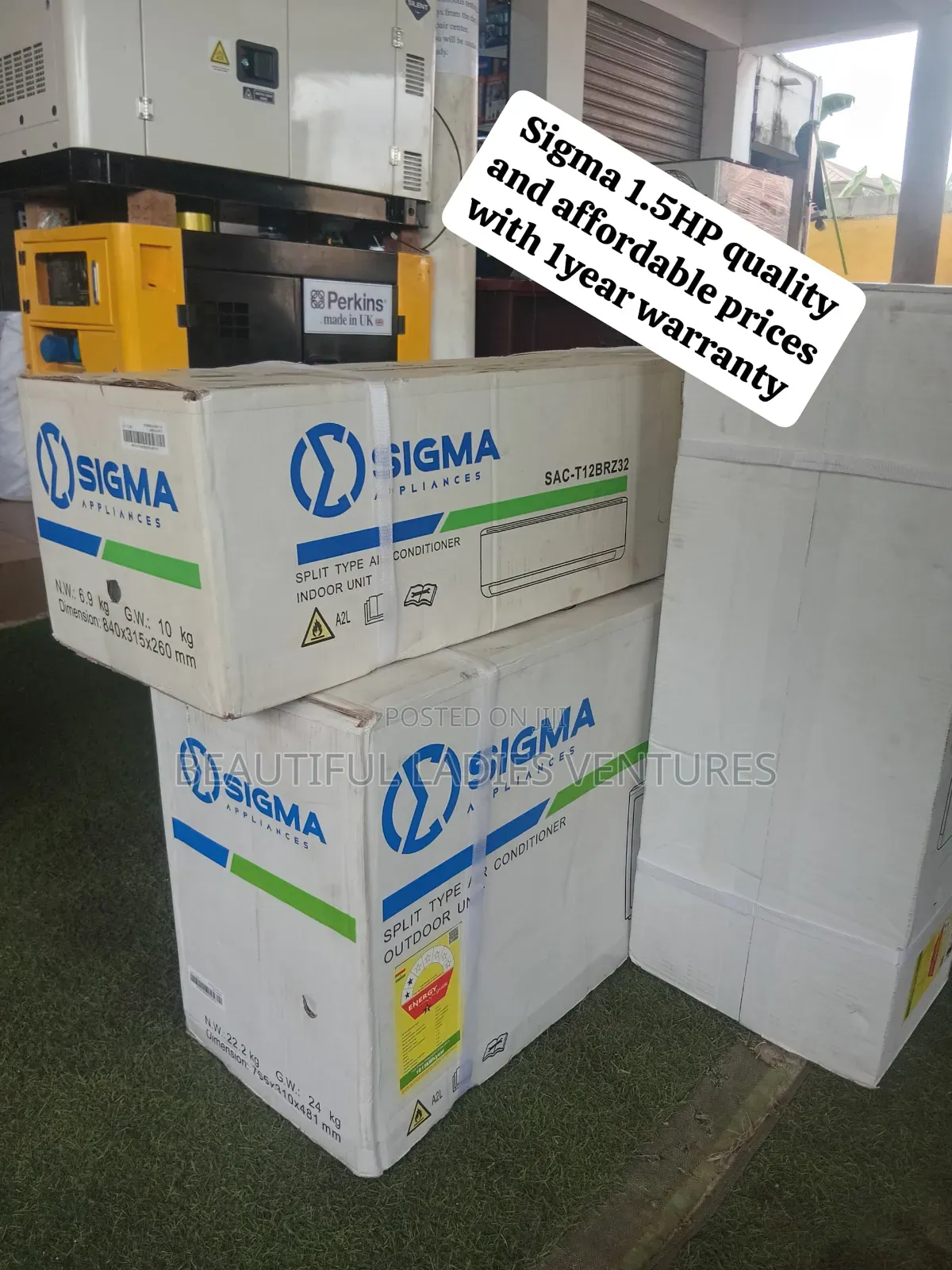 Upgrade Your Home With Sigma 1.5HP Split Air Conditioner Cool, Stylish