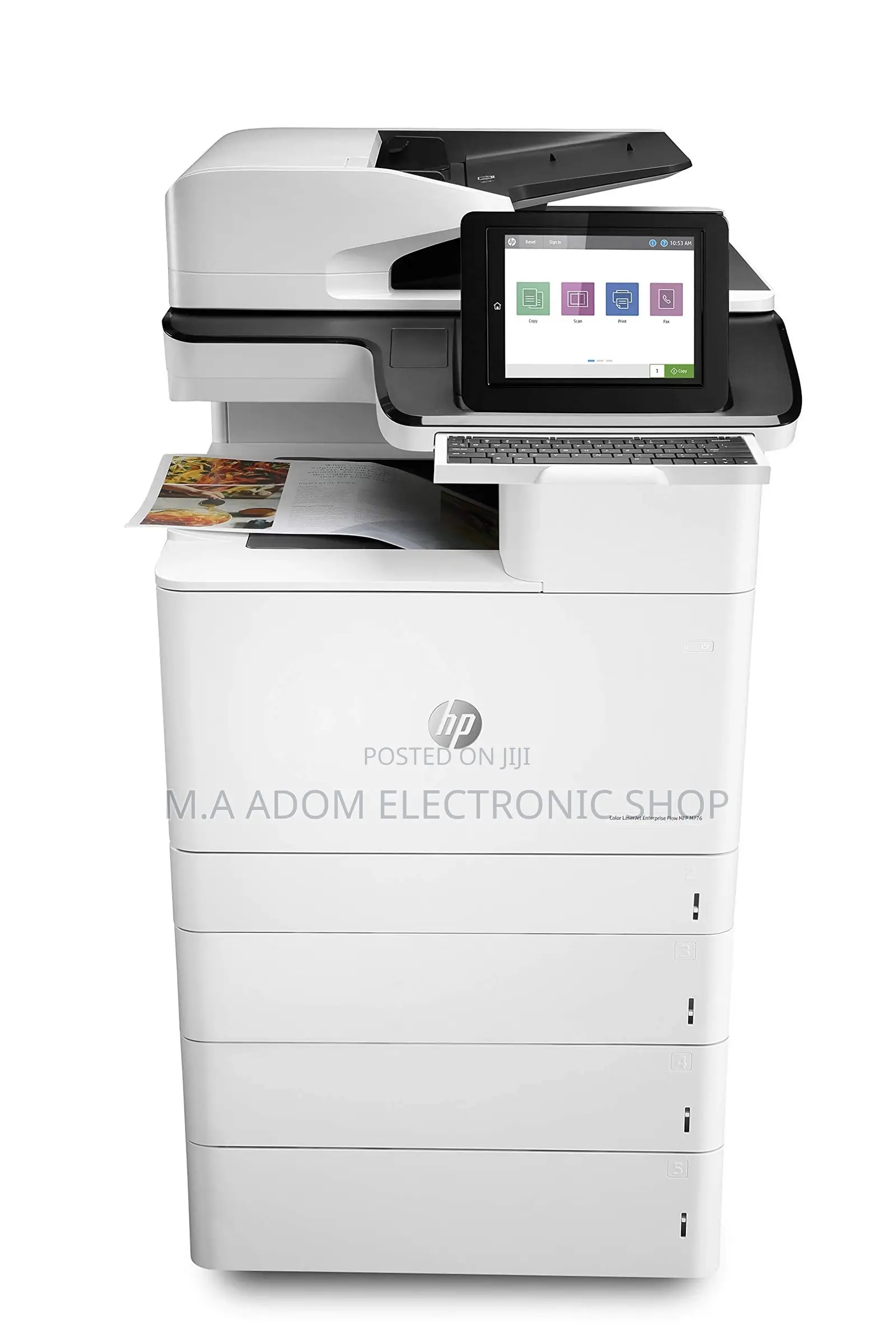 HP Color LaserJet Enterprise Flow Multifunction M776dn  Printer