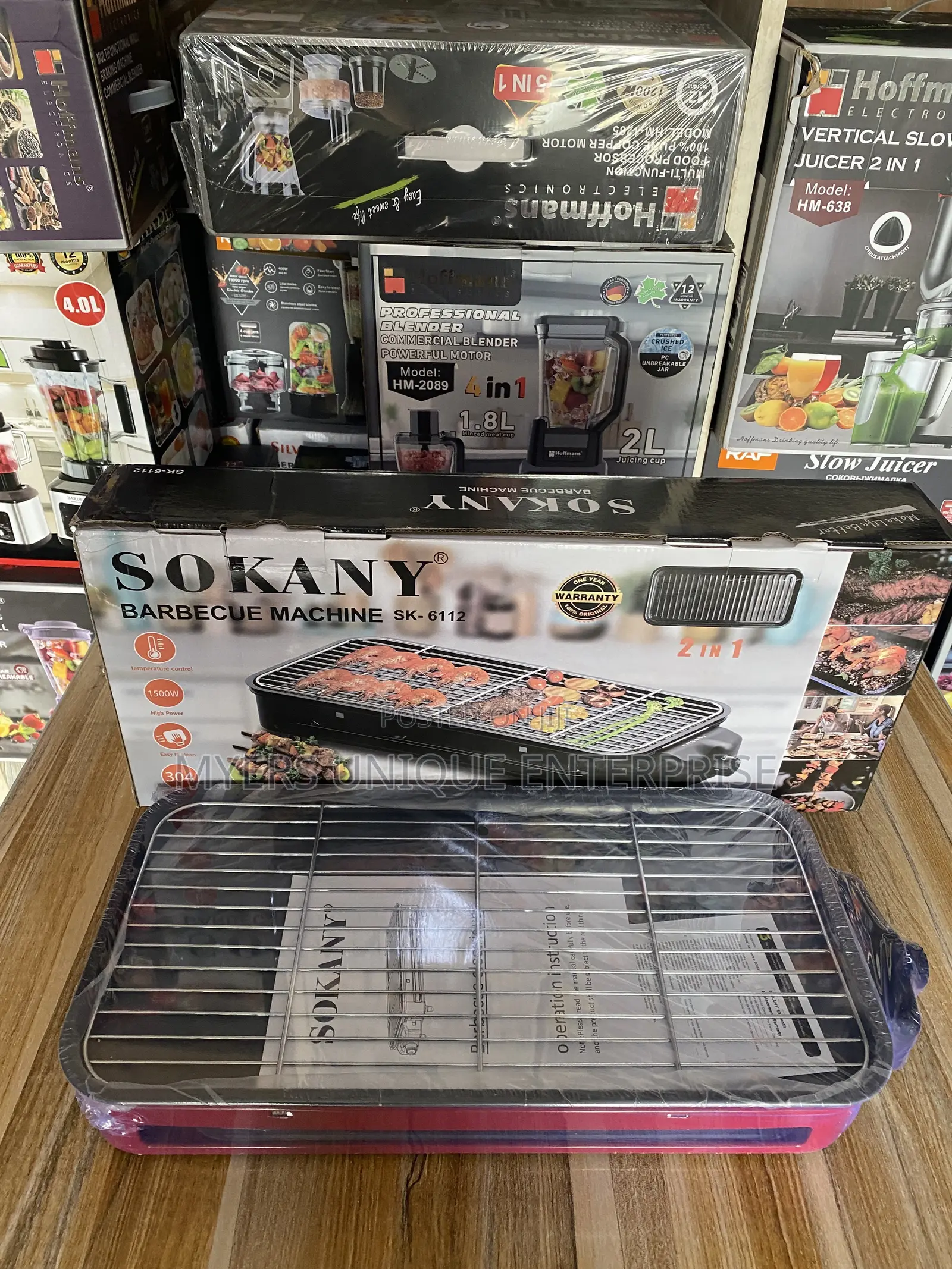 SOKANY Family Size BBQ Grill for Home & Parties