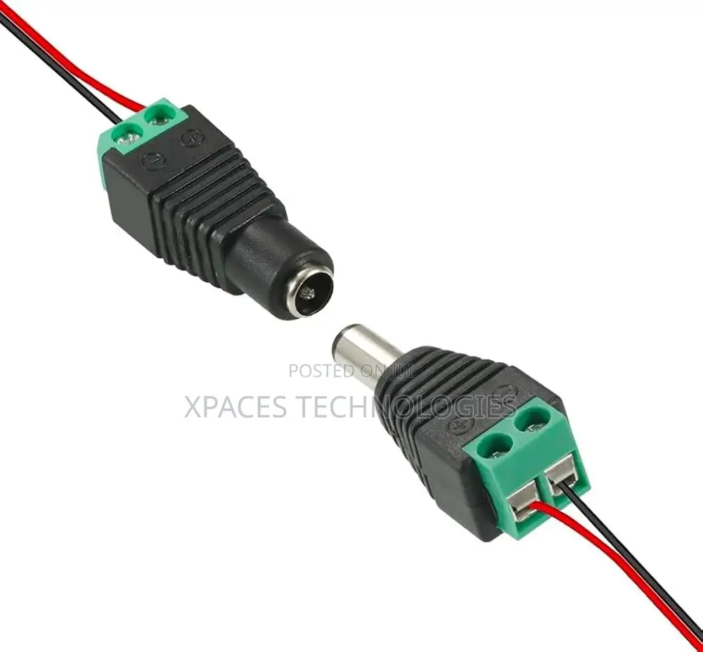 10pack 12V Male & Female DC Power Connector Adaptors