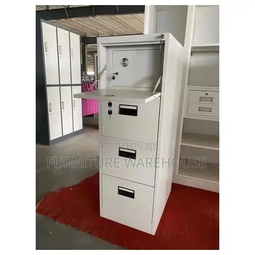 4 Drawer Metal Filling Cabinet With Safe