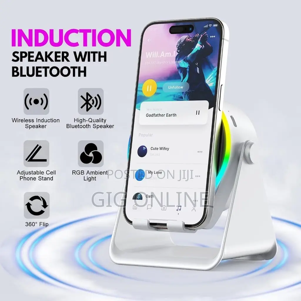 Wireless Induction Phone Speaker