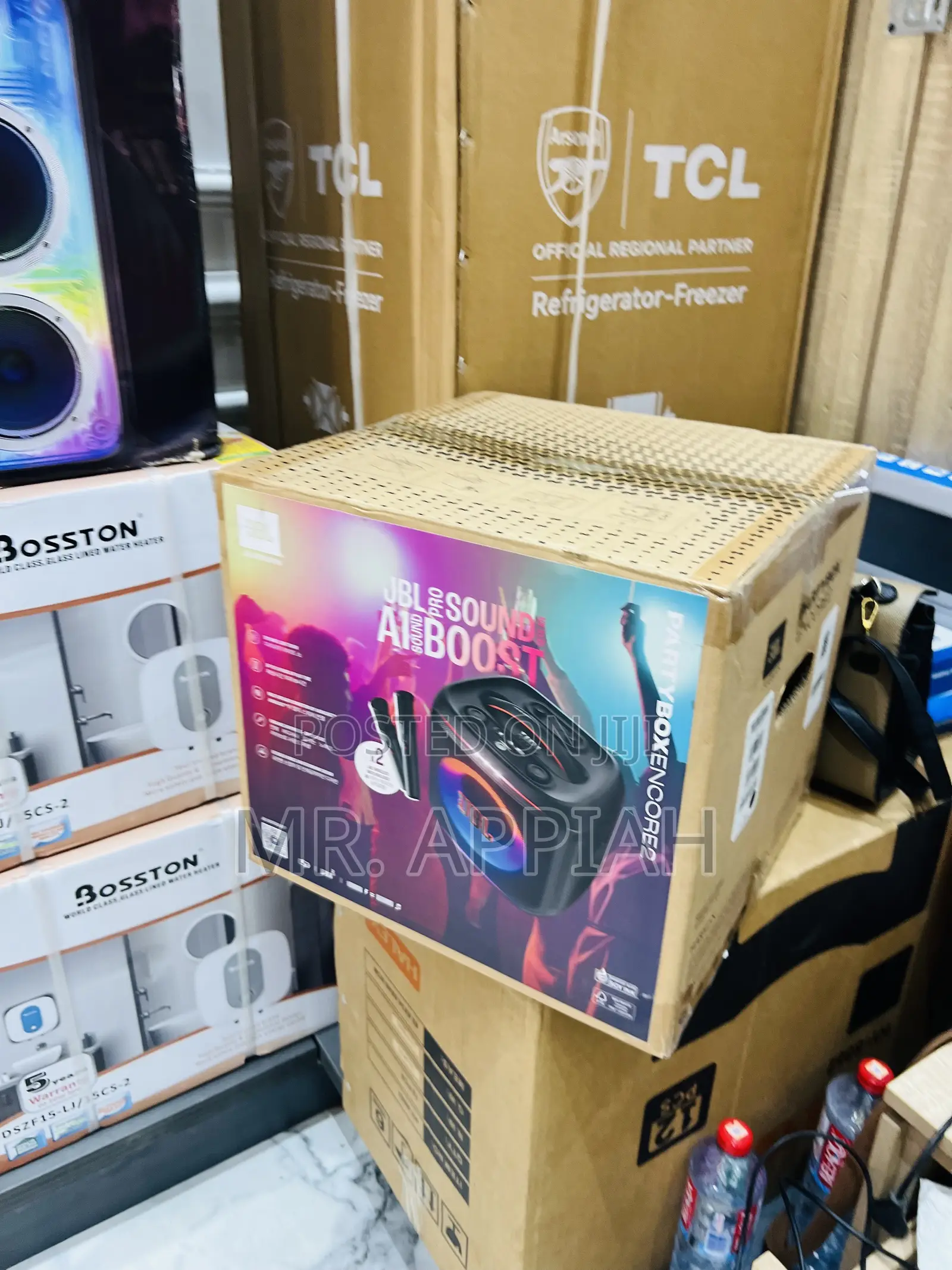 Original JBL PartyBox Encore Essential 2 Portable Speaker(Black)..