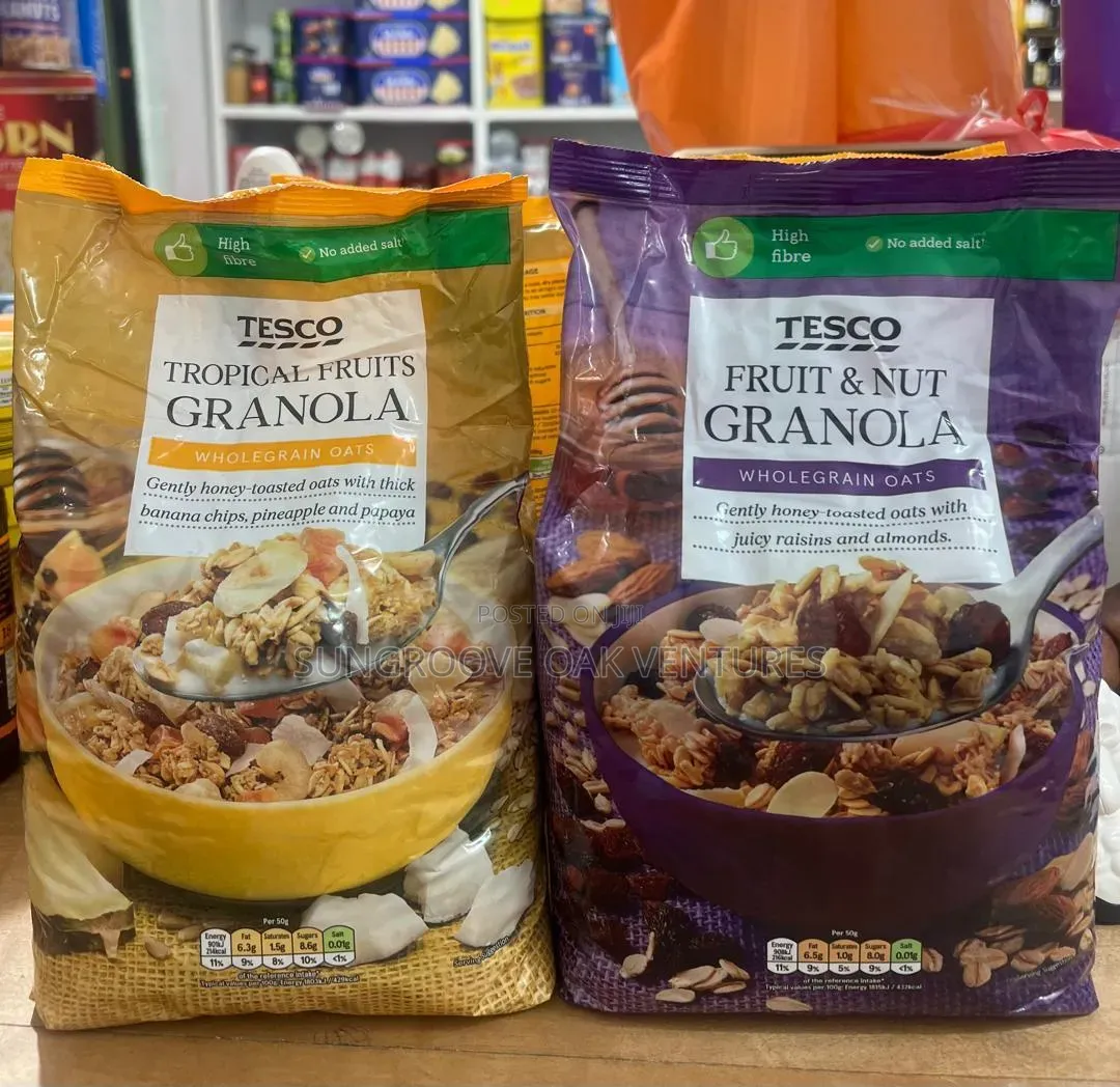Tropical Fruits Granola & Fruit and Nut Granola