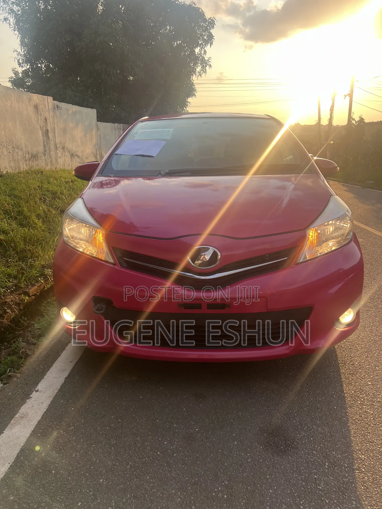 Toyota Vitz 2012 Pink