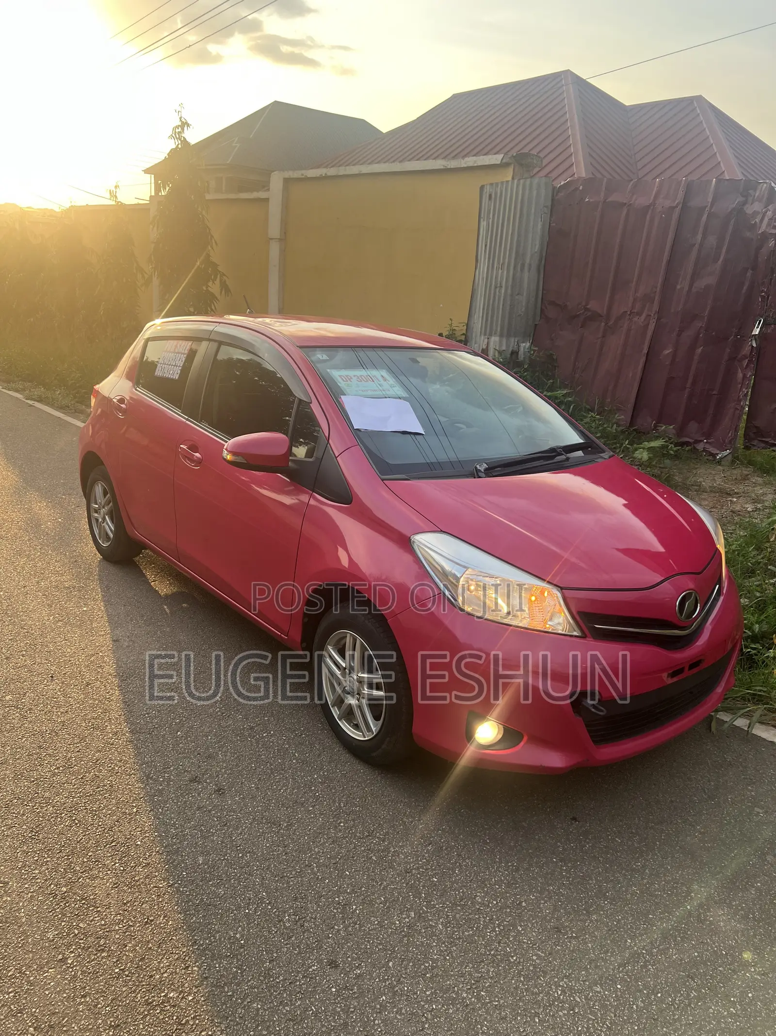 Toyota Vitz 2012 Pink