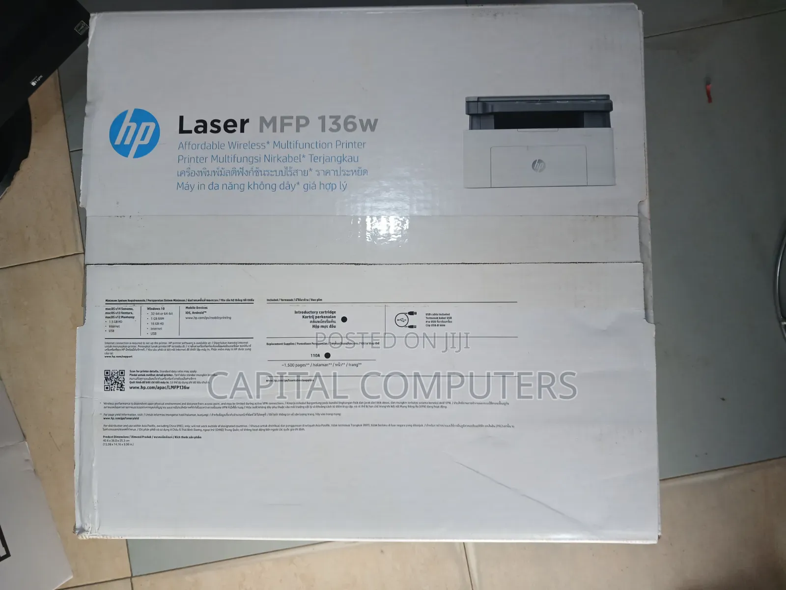 HP Laserjet MFP 136w Printer