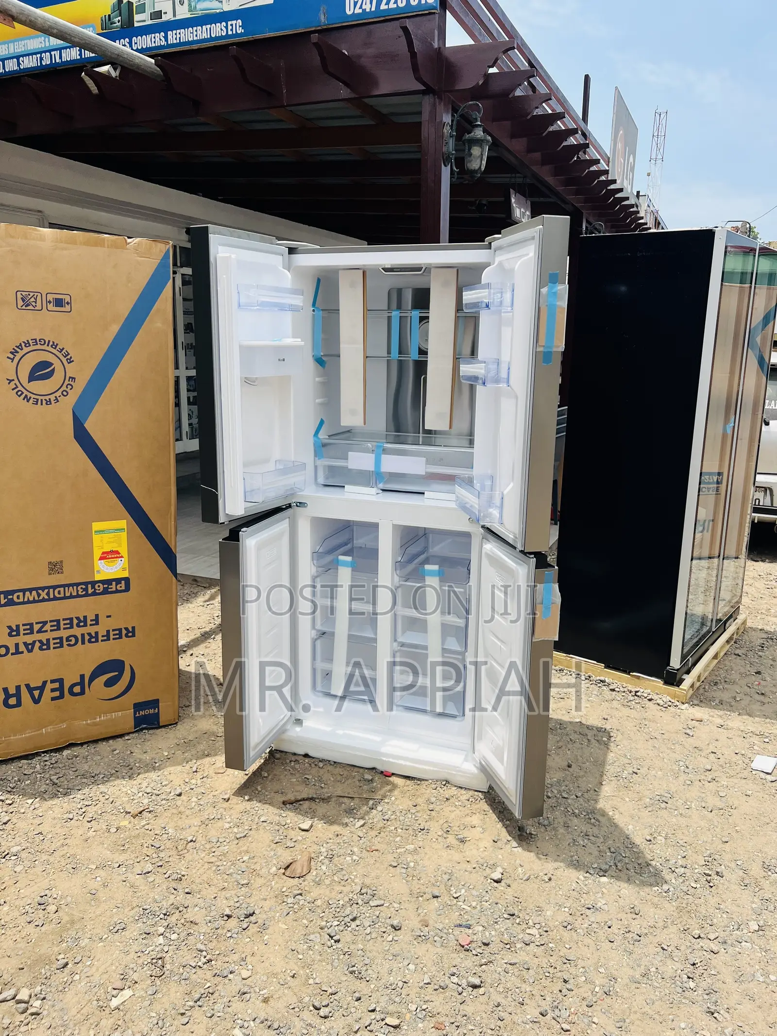 Extremely Cooling Pearl PF-613MDIXWD-1A 4 Door Refrigerator(421L)..