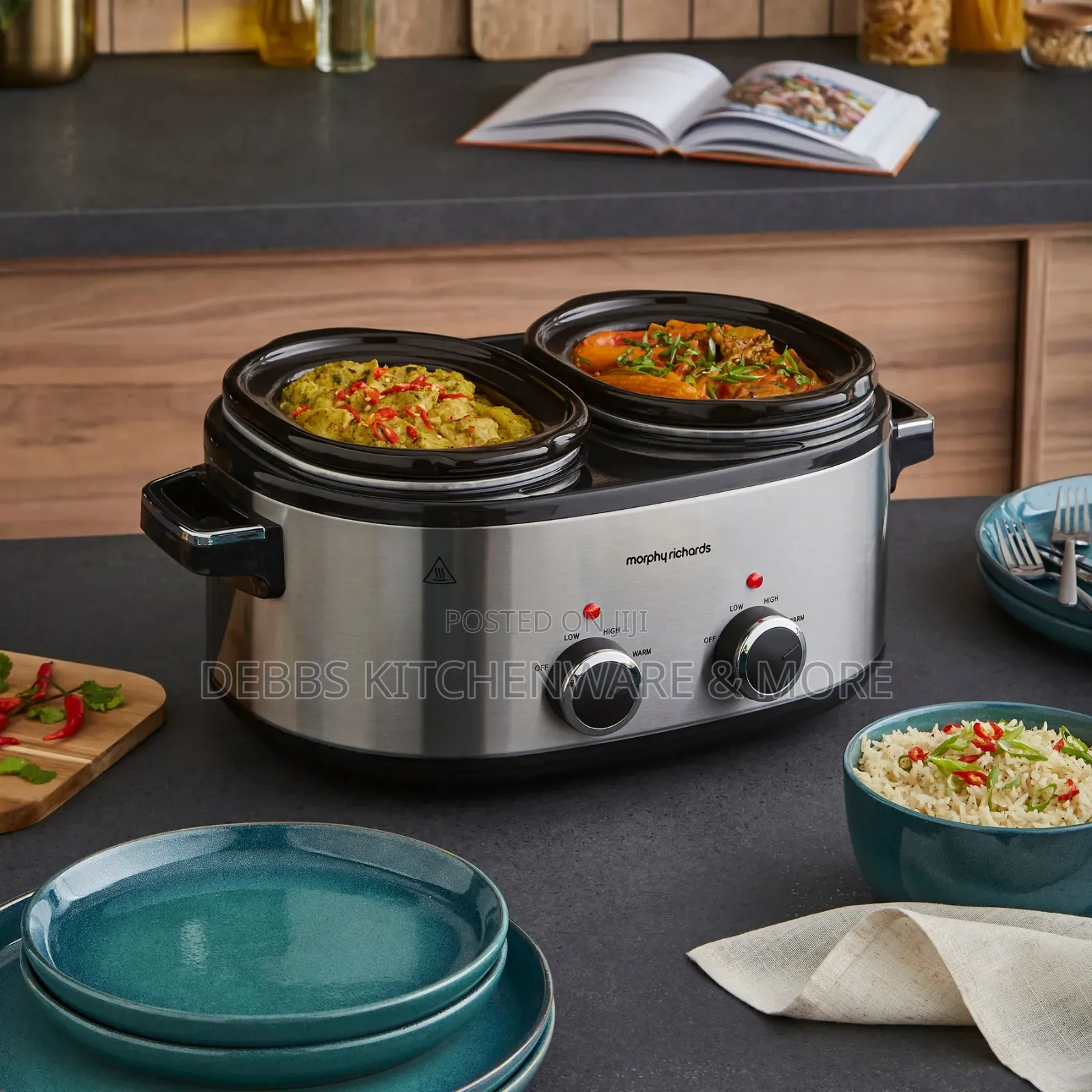 Morphy Dual Slow Cooker UK 🇬🇧