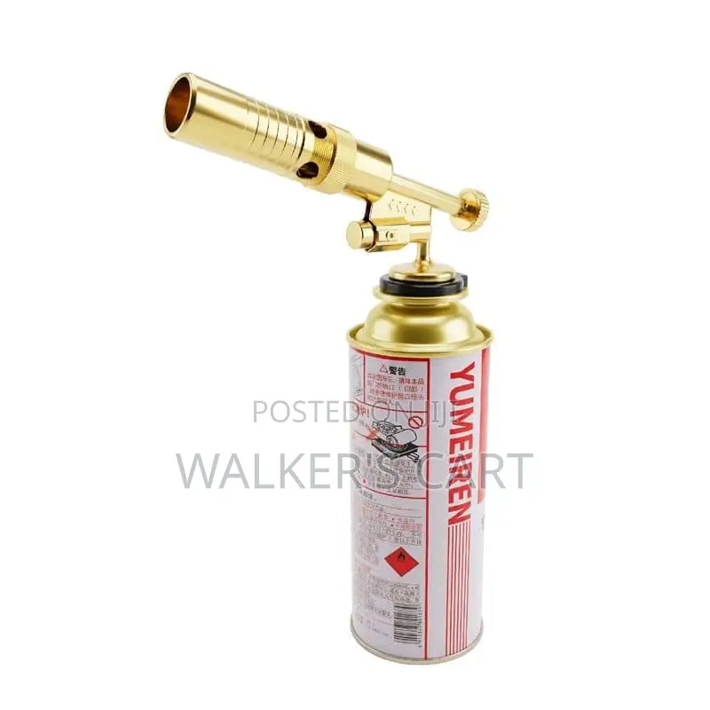 Adjustable Butane Blowtorch for Cooking, (Includes 2 Gas Canisters)