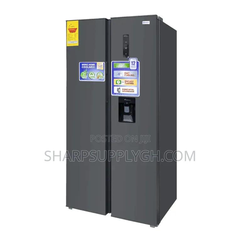 Nasco 542L Side by Side Refrigerator